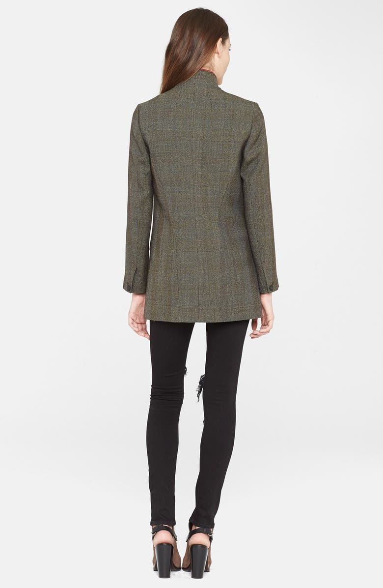 rag & bone 'Paloma' Oversize Glen Plaid Blazer, Alternate, color, Brown
