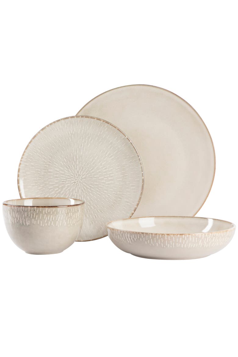 Matisse 16-Piece Dinnerware Set, Alternate, color, Taupe