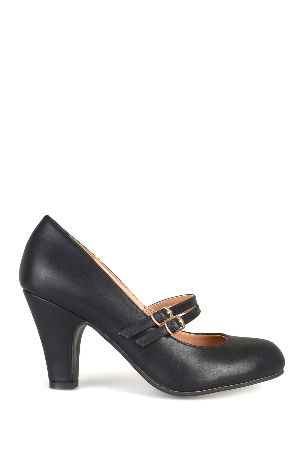 Journee Collection Windy Mary Jane Pump, Alternate, color, Black
