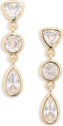 CRISTABELLE Faceted Sparkle Drop Earrings