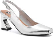 NINETY UNION Metal Heel Slingback Pump