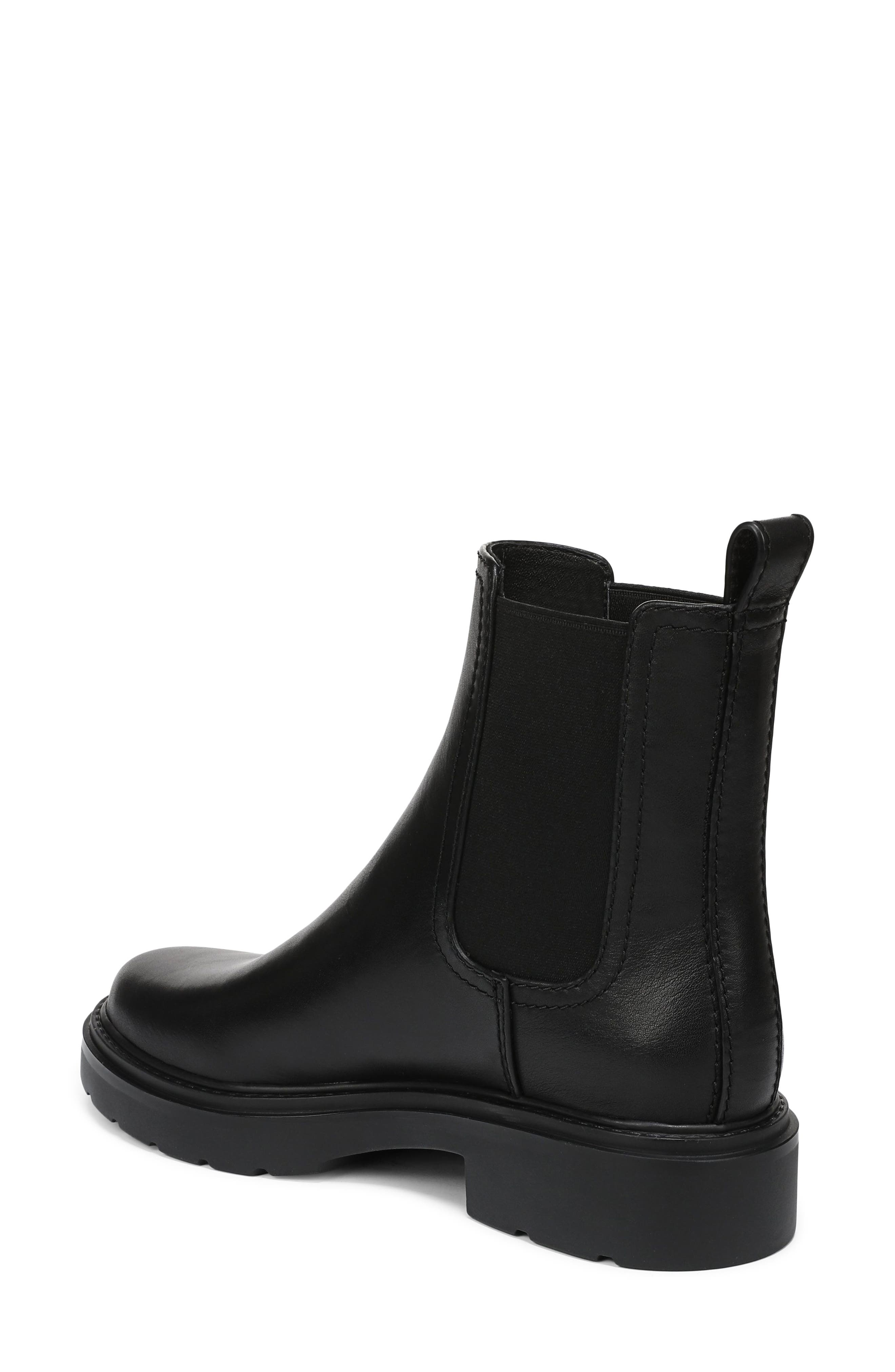 Pinecrest Platform Chelsea Boot, Alternate, color, BLACK LEATHER