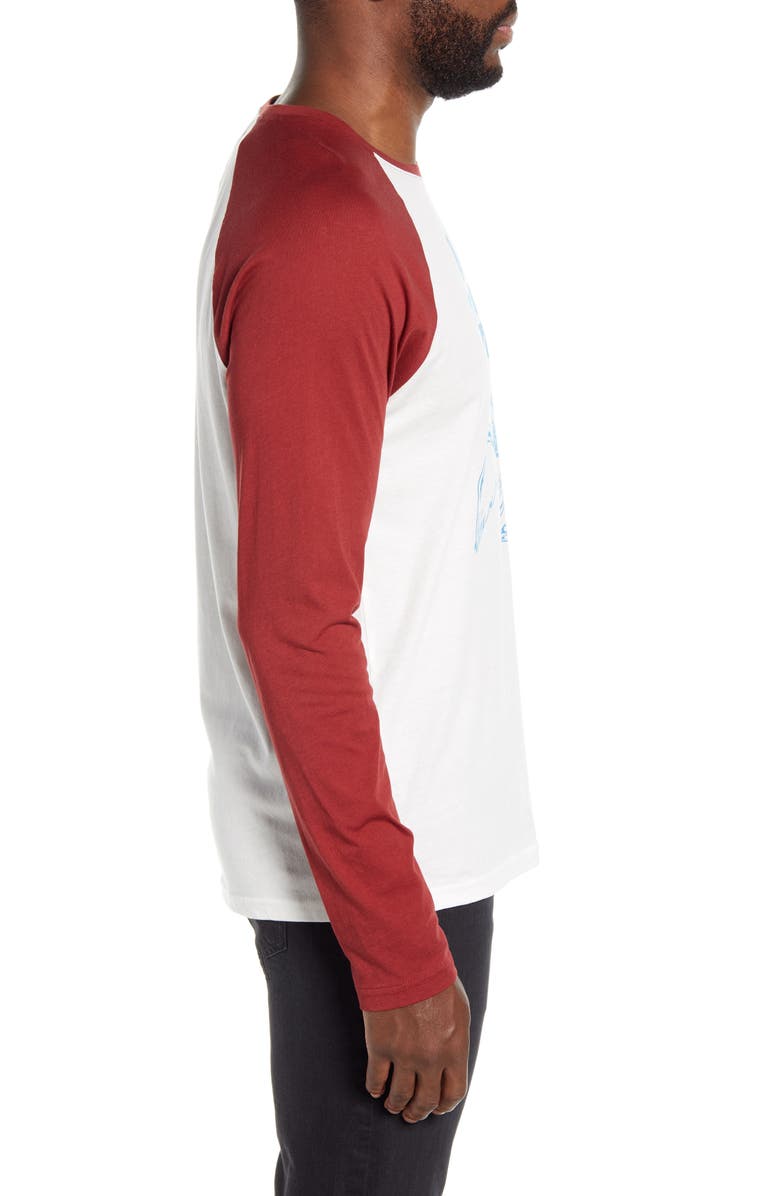 John Varvatos Star USA Led Zeppelin '77 Raglan Graphic Tee, Alternate, color, 