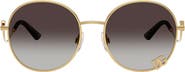 Dolce&Gabbana 56mm Gradient Round Sunglasses