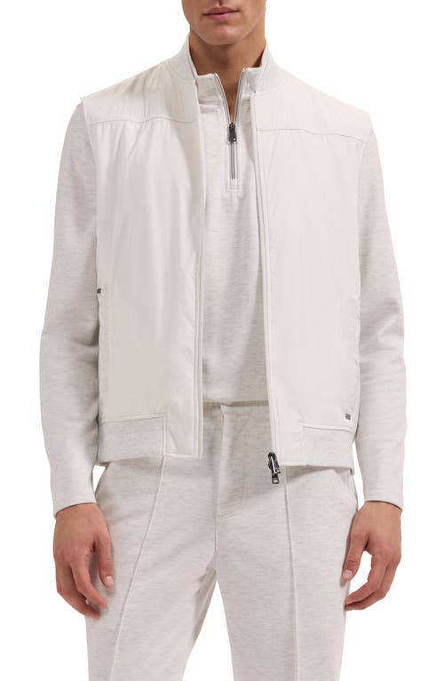 Bugatchi Soft Touch Knit Vest In Gray