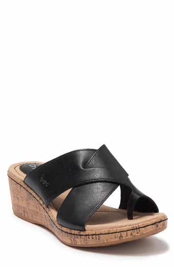 B O C Summer Crisscross Wedge Sandal