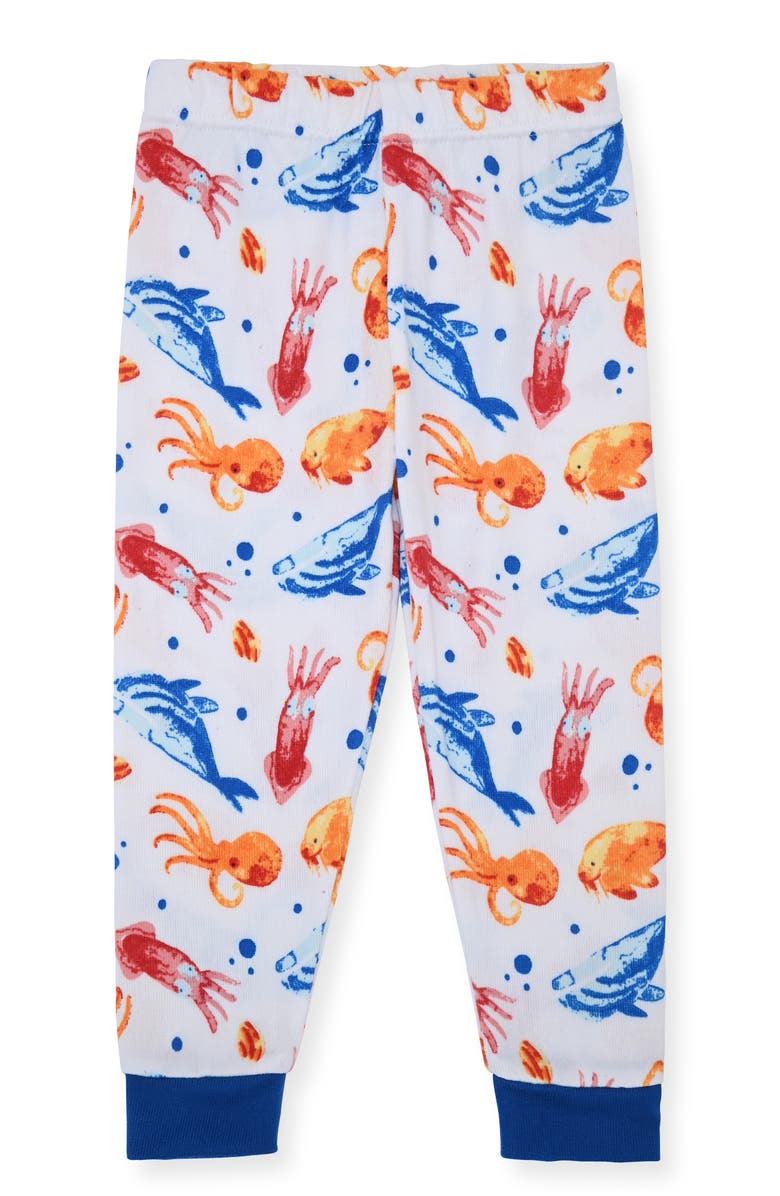 SLEEP ON IT Kids' Sea Creature Two-Piece Pajamas & Socks Set, Alternate, color,