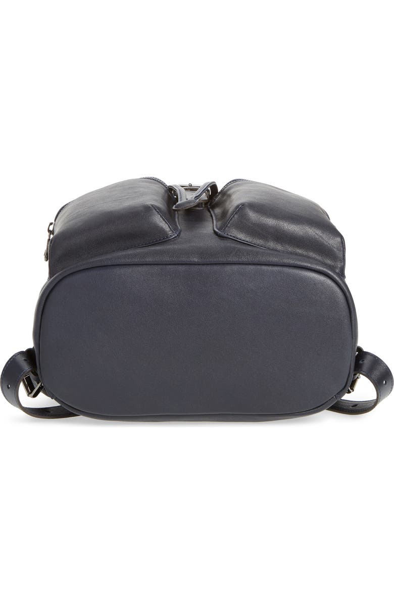 Longchamp 3D Leather Backpack, Alternate, color, Midnight Blue