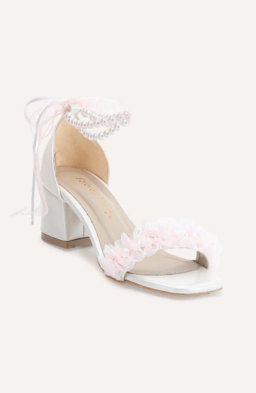 Forever & Always Shoes Moana Lace Bridal Low Heel Sandals