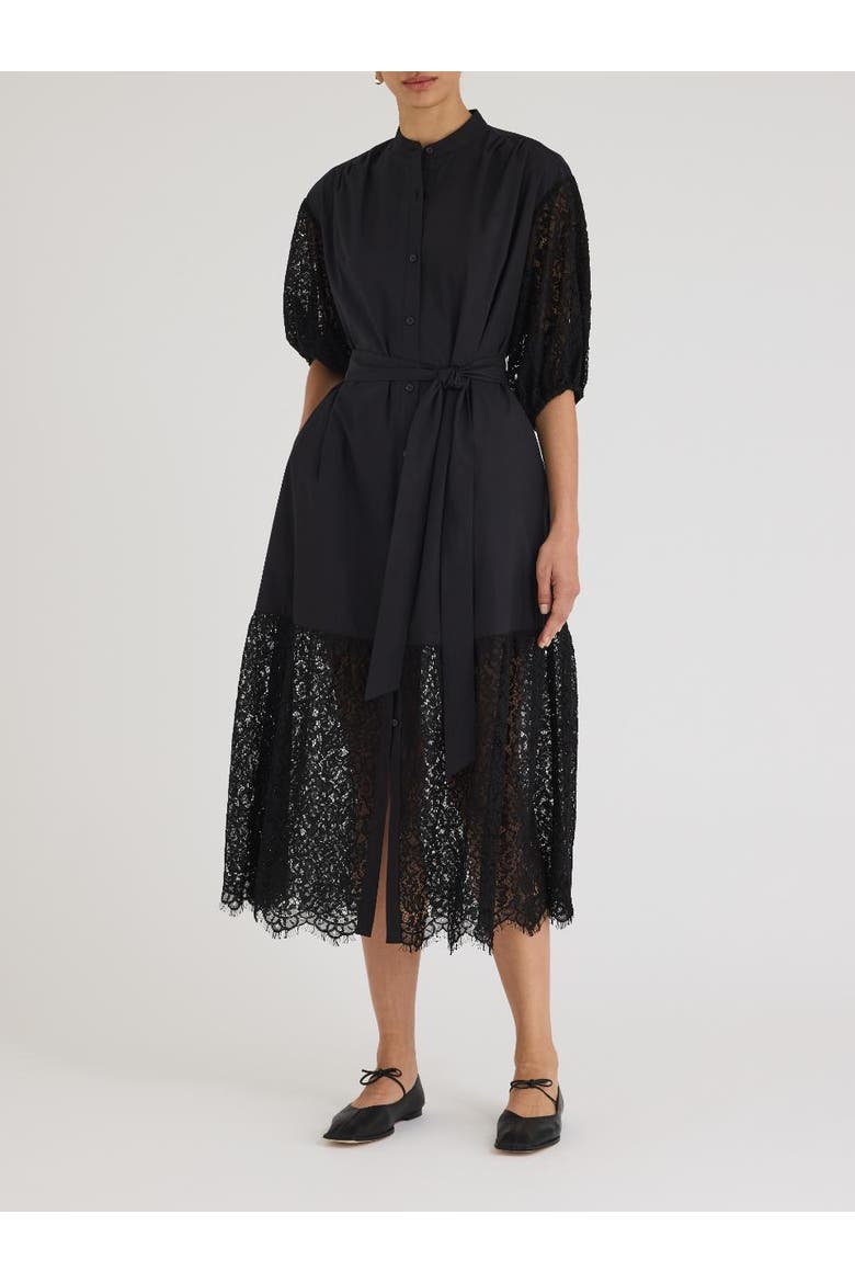 Idun Dress, Alternate, color, BLACK