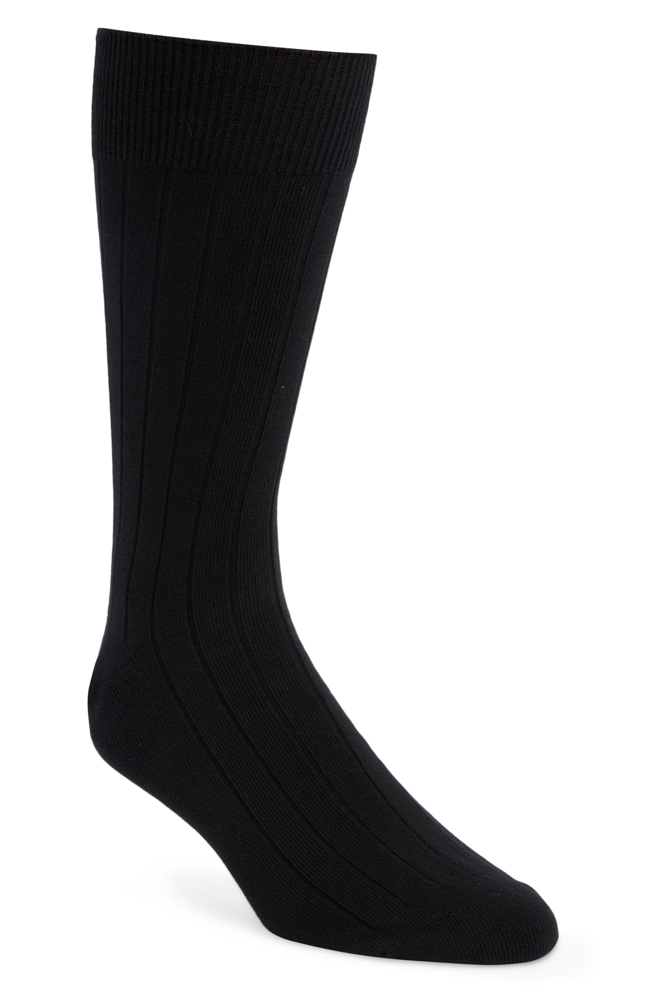 Brooks Brothers Rib Dress Socks