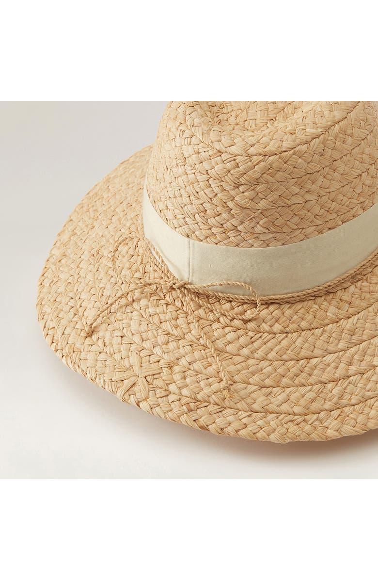 Helen Kaminski Leoni Raffia Straw Sun Hat, Alternate, color, Natural/ Creme