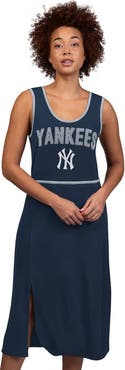 G-III 4HER BY CARL BANKS Women's G-III 4Her by Carl Banks Navy New York Yankees Center Field Maxi Dress