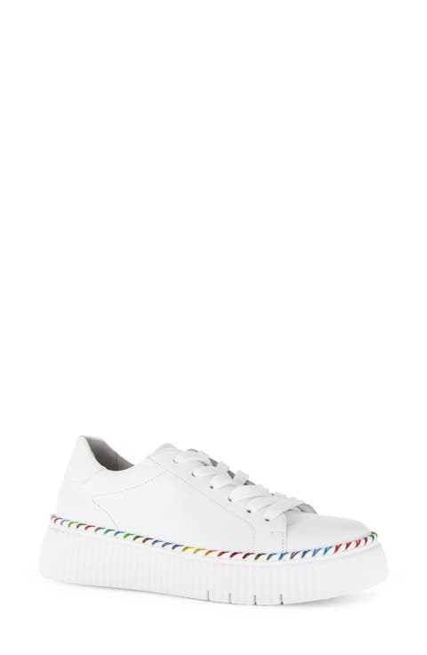 Rainbow Whipstitch Sneaker (Women)