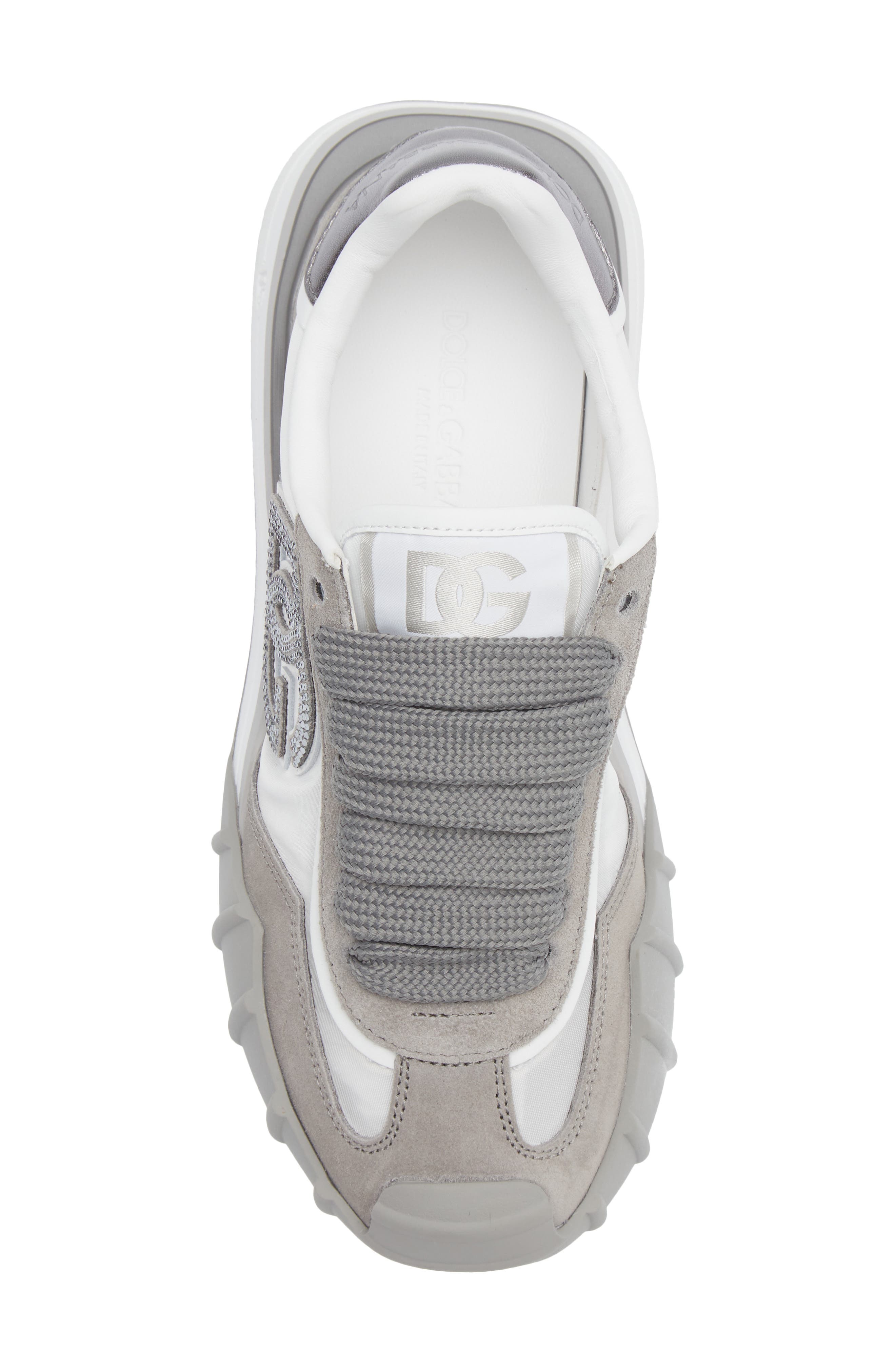 Dolce&Gabbana Athletic Sneaker, Alternate, color, Bianco/ Grafite