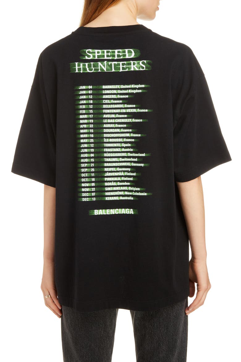 Boy Band Print Tee, Alternate, color, BLACK