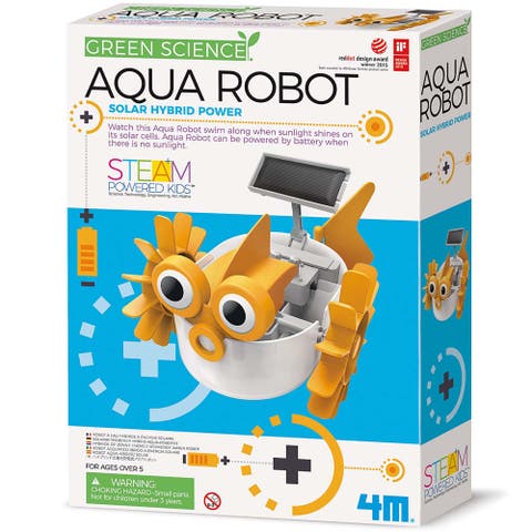 Green Science Aqua Robot Diy Swimming Fish Toy