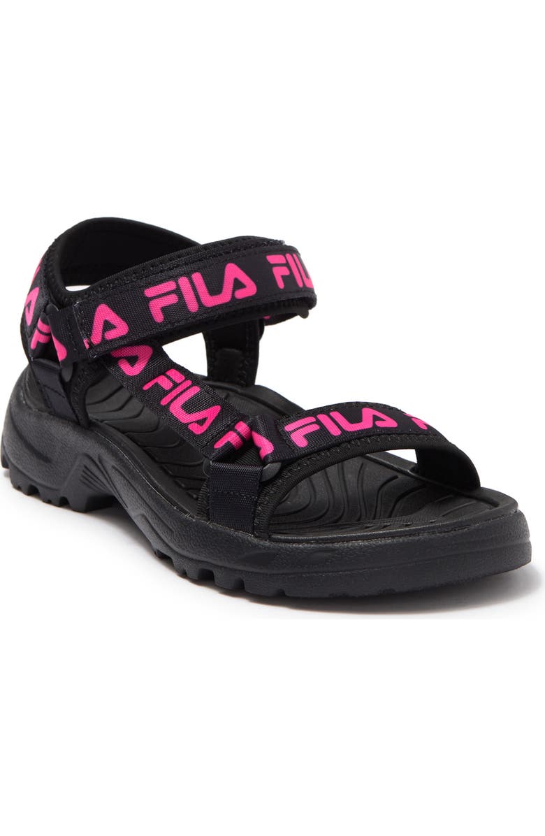 FILA Alteration Logo Sandal, Main, color,