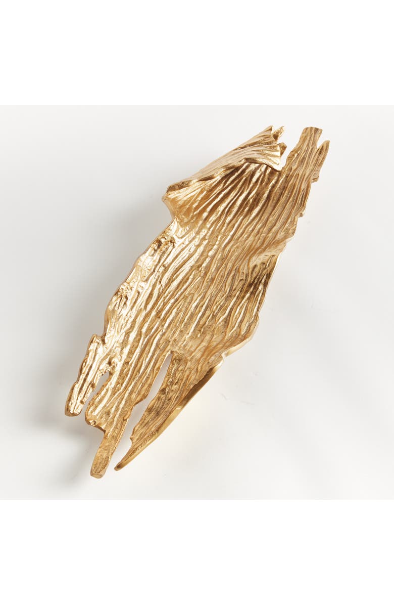 Napa Home & Garden Keiran Decorative Tray - Gold Cast Aluminum, Handcrafted, Alternate, color, Gold