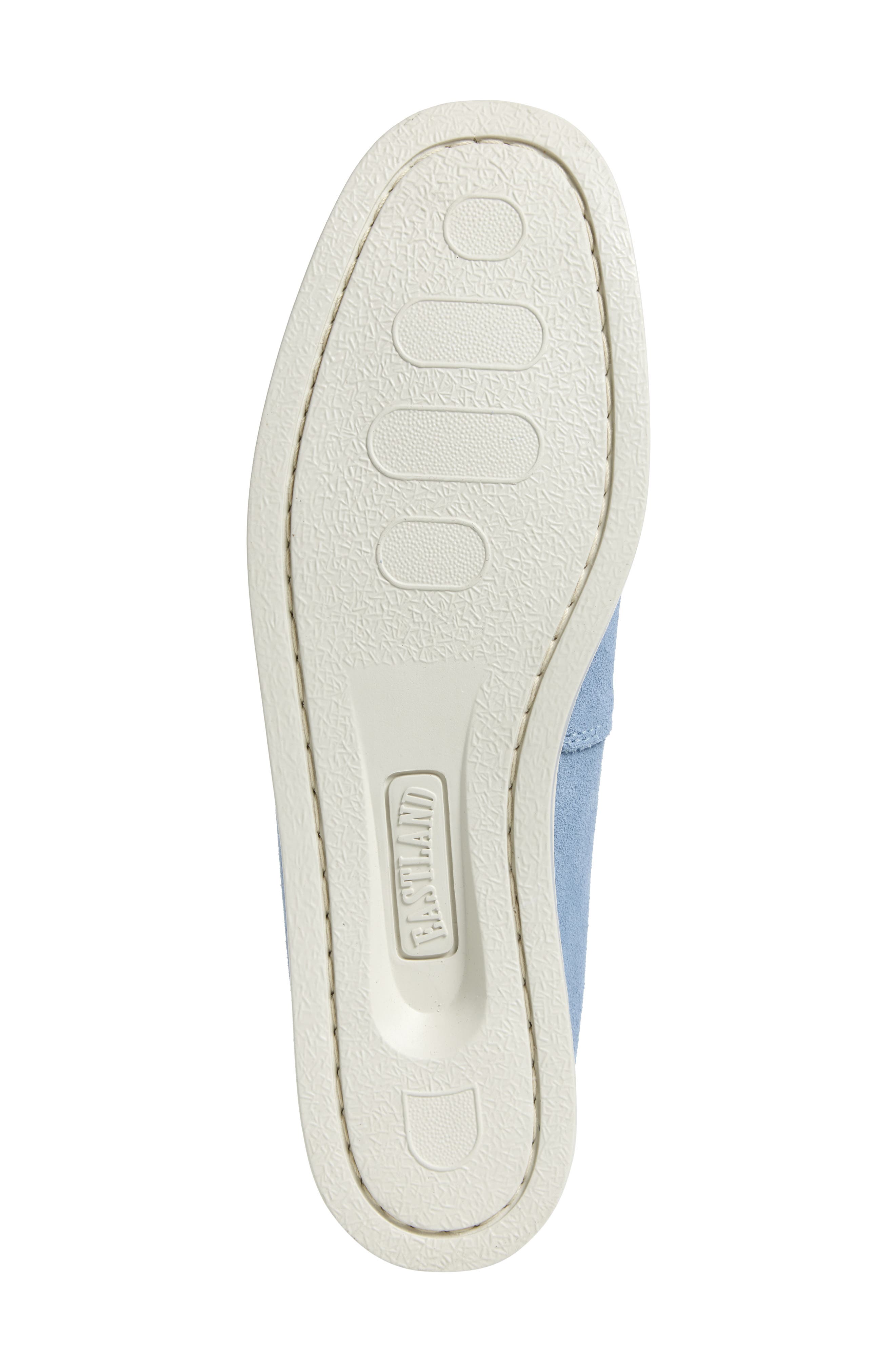 Eastland Flamouth Boat Shoe Loafer, Alternate, color, Sky Blue Suede