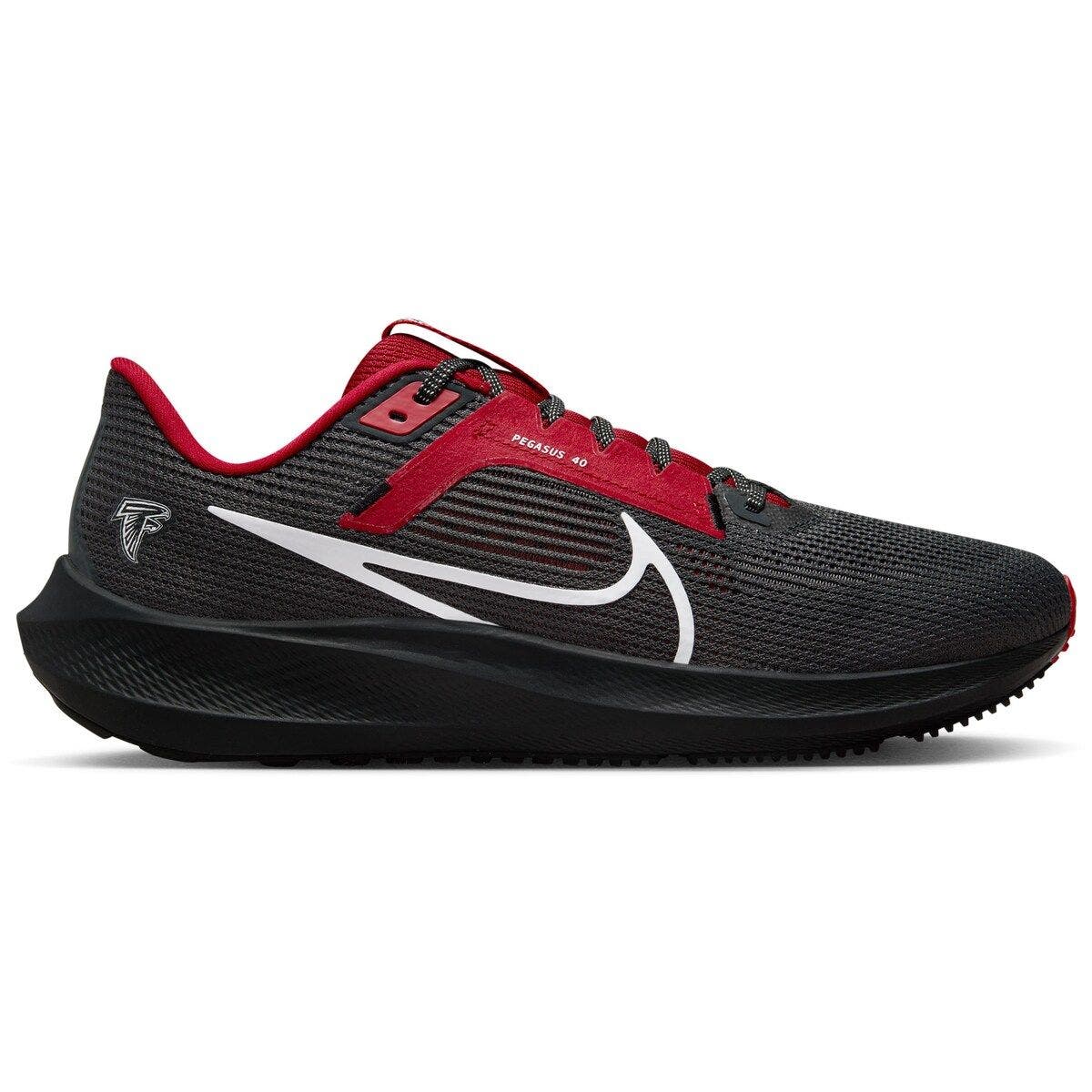 Unisex Nike  Anthracite Atlanta Falcons Zoom Pegasus 40 Running Shoe, Main, color, Anthracite
