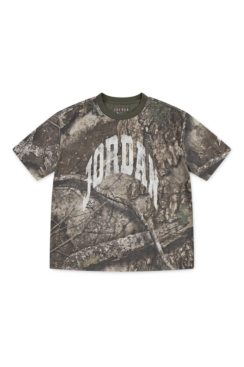 Kids' x Realtree MJ MVP Distressed T-Shirt, Main, color, MEDIUM OLIVE