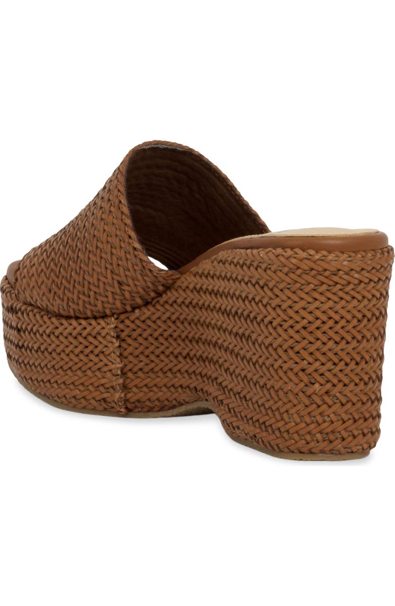 SHUSHOP Josie Platform Slide Sandal, Alternate, color, Tan