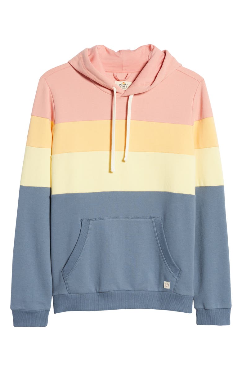 Marine Layer Men's Colorblock Pullover Hoodie, Alternate, color,
