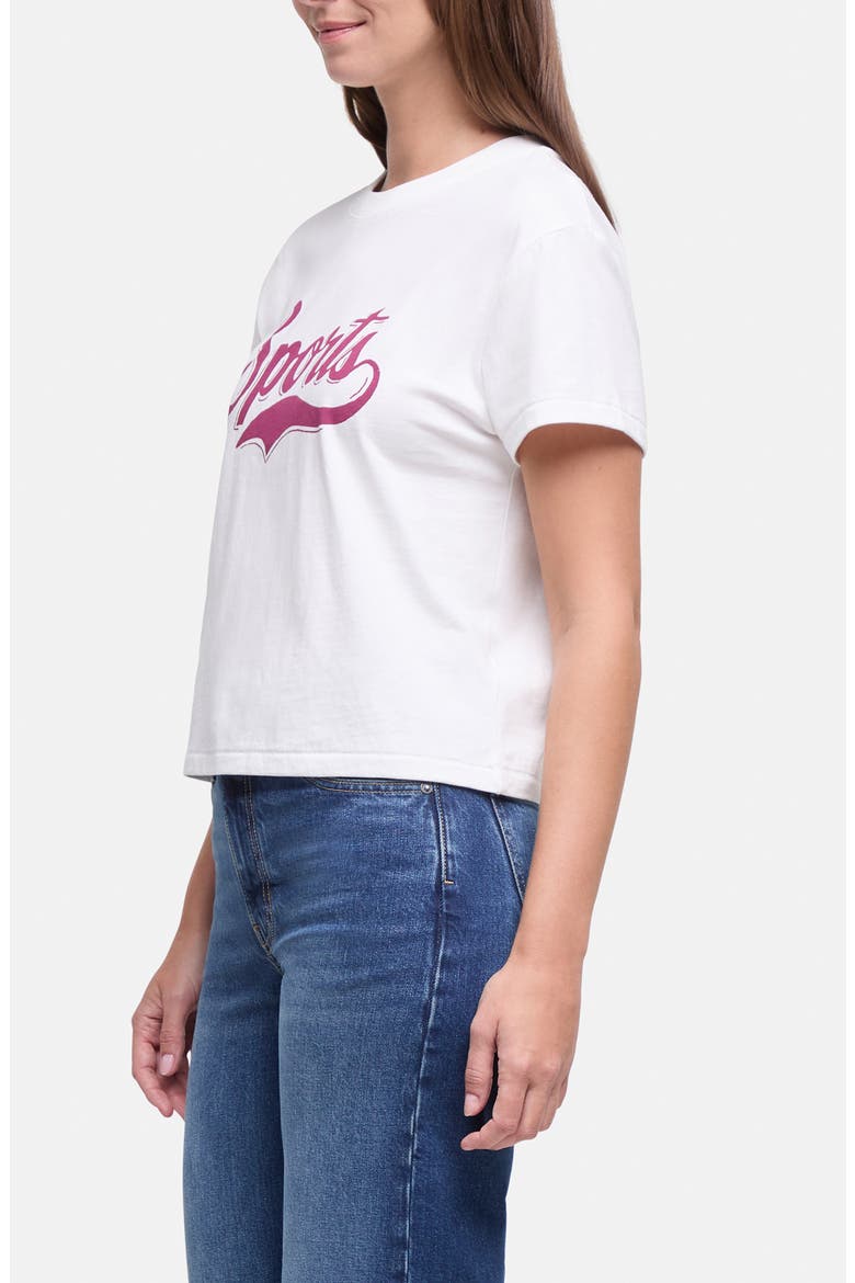 Jamie Crop Graphic T-Shirt, Alternate, color, SNOW WHITE SPORTS