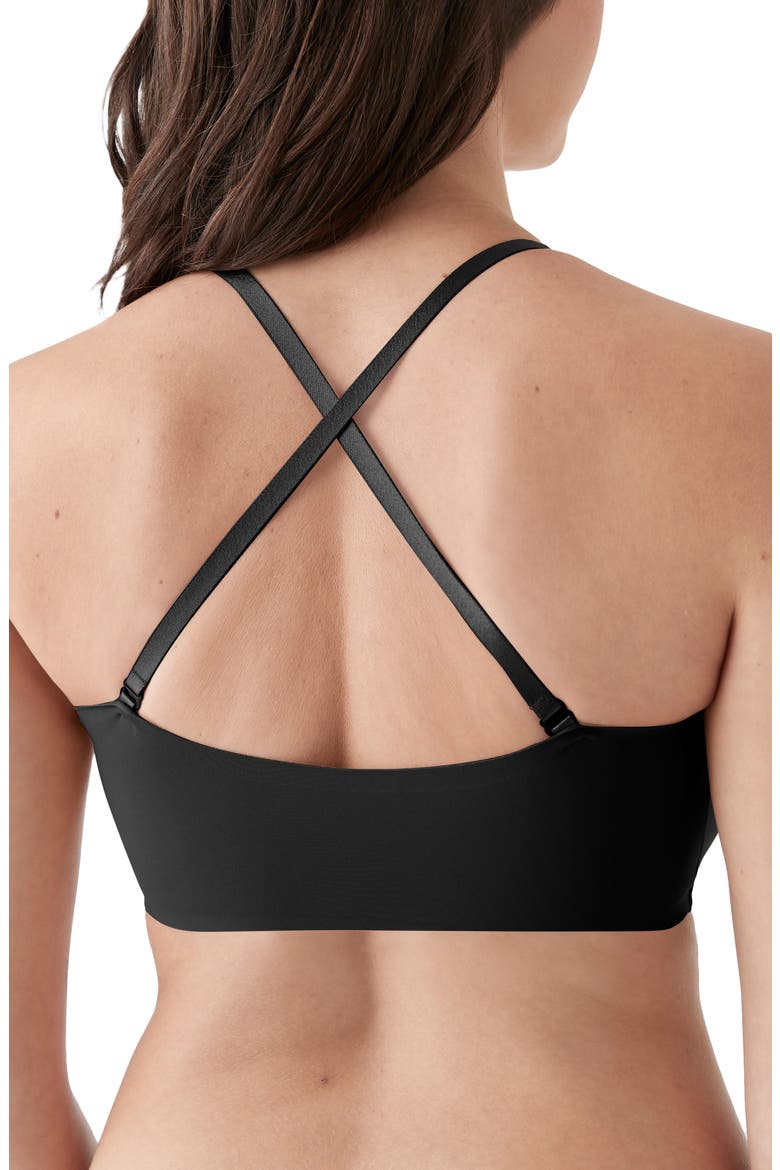 True Body Wireless Convertible Bandeau Bra, Alternate, color, BLACK