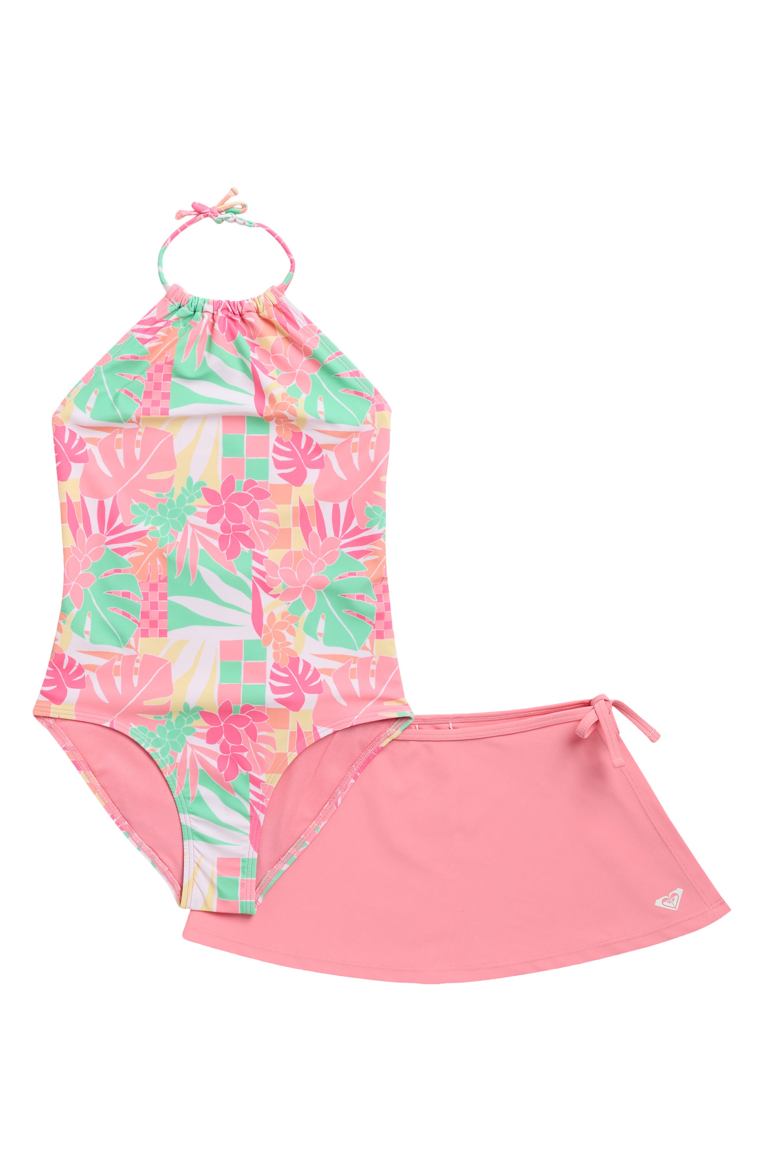 Roxy Kids' Tropical Swimsuit & Skirt