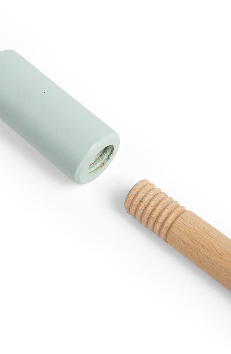 Bigjigs Toys 100% FSC<sup>®</sup> Certified Push Along Musical Roller, Alternate, color, White