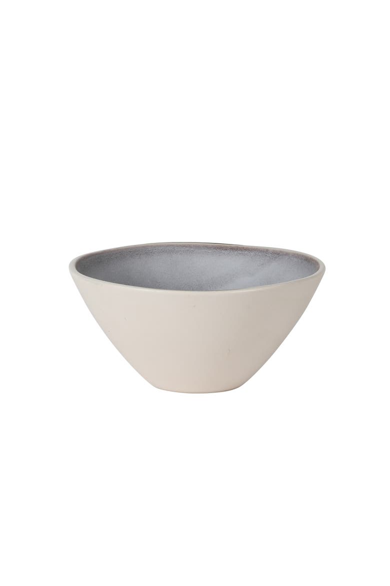 Coastal Forest 12-Piece Triple Reactive Glaze Stoneware Dinnerware Set, Alternate, color, Light Grey/Linen