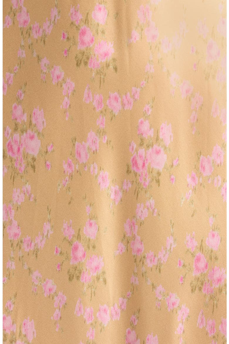 Nirelle Sleeveless Silk Blend Maxi Dress, Alternate, color, DUCHESS GOLD