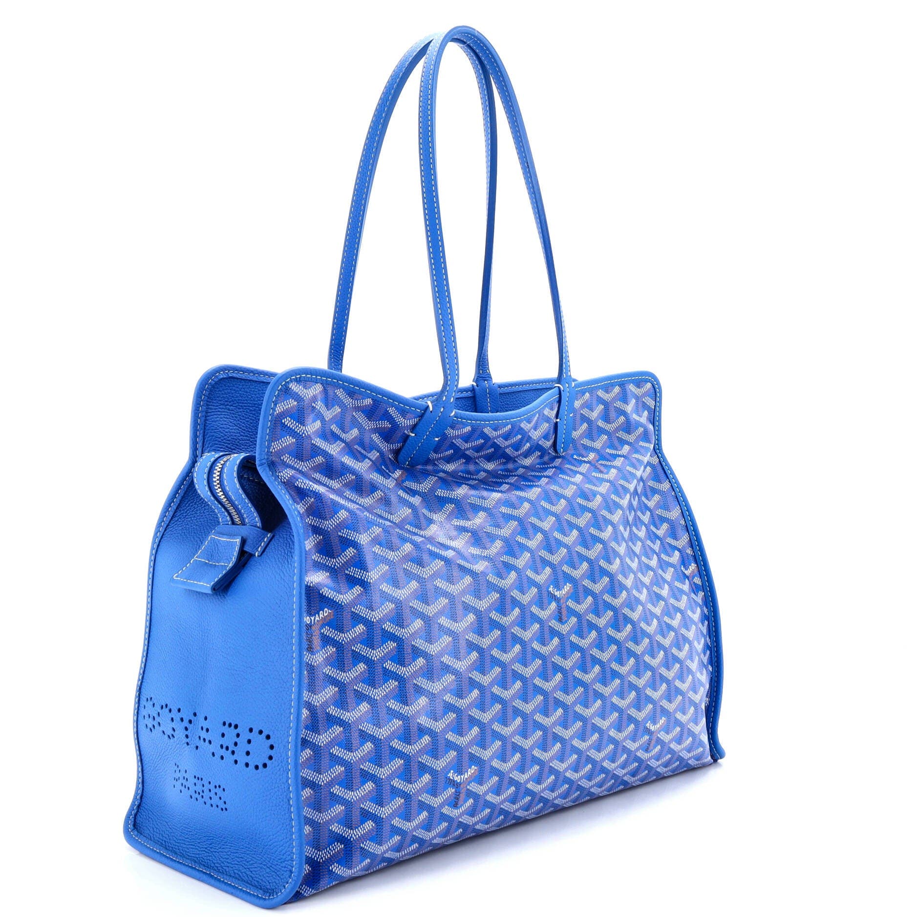 Pre-Owned Goyard Hardy Pet Carrier Coated Canvas PM, Alternate, color, 