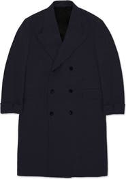 Fortela Double Breasted Wool Coat