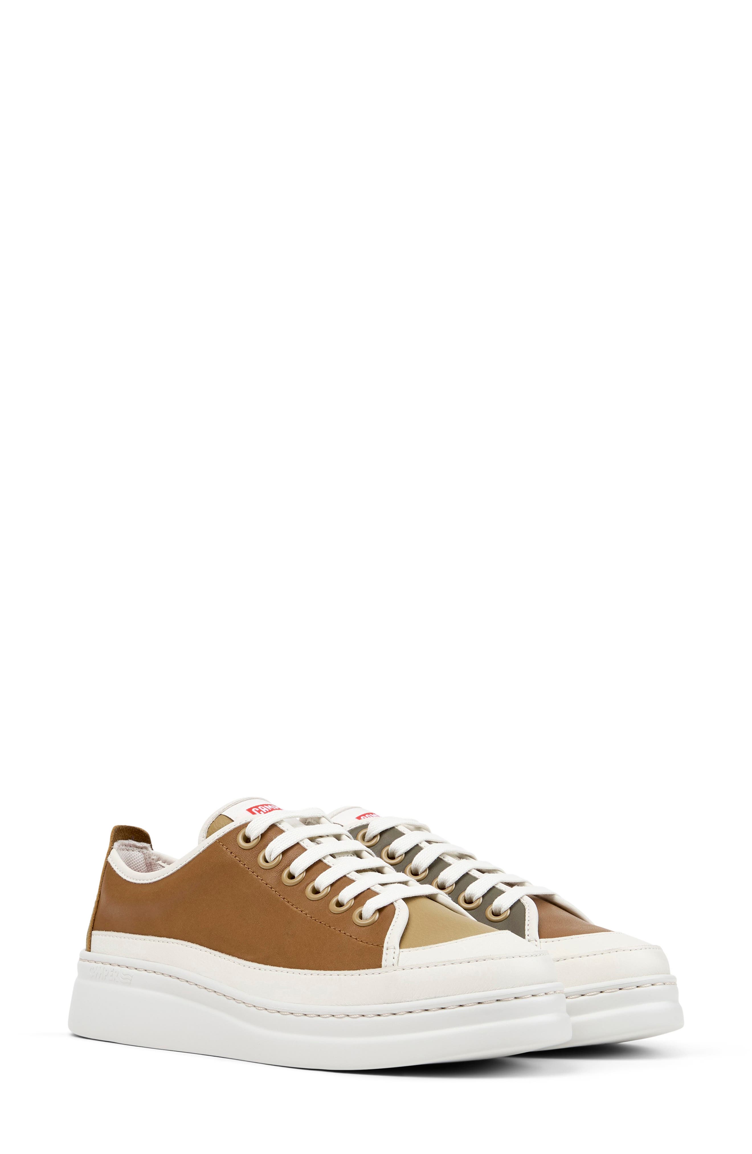 Camper Runner Up Twins Platform Sneaker, Alternate, color, Multi - Brown