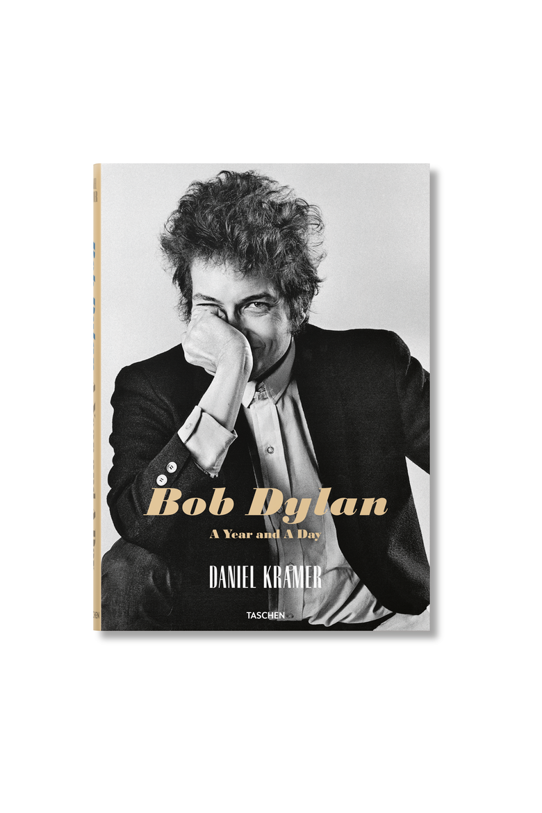Daniel Kramer Bob Dylan A Year and a Day English French German Book, Main, color, Black