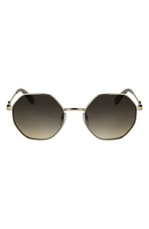 Le Foulonné 52mm Gradient Round Sunglasses