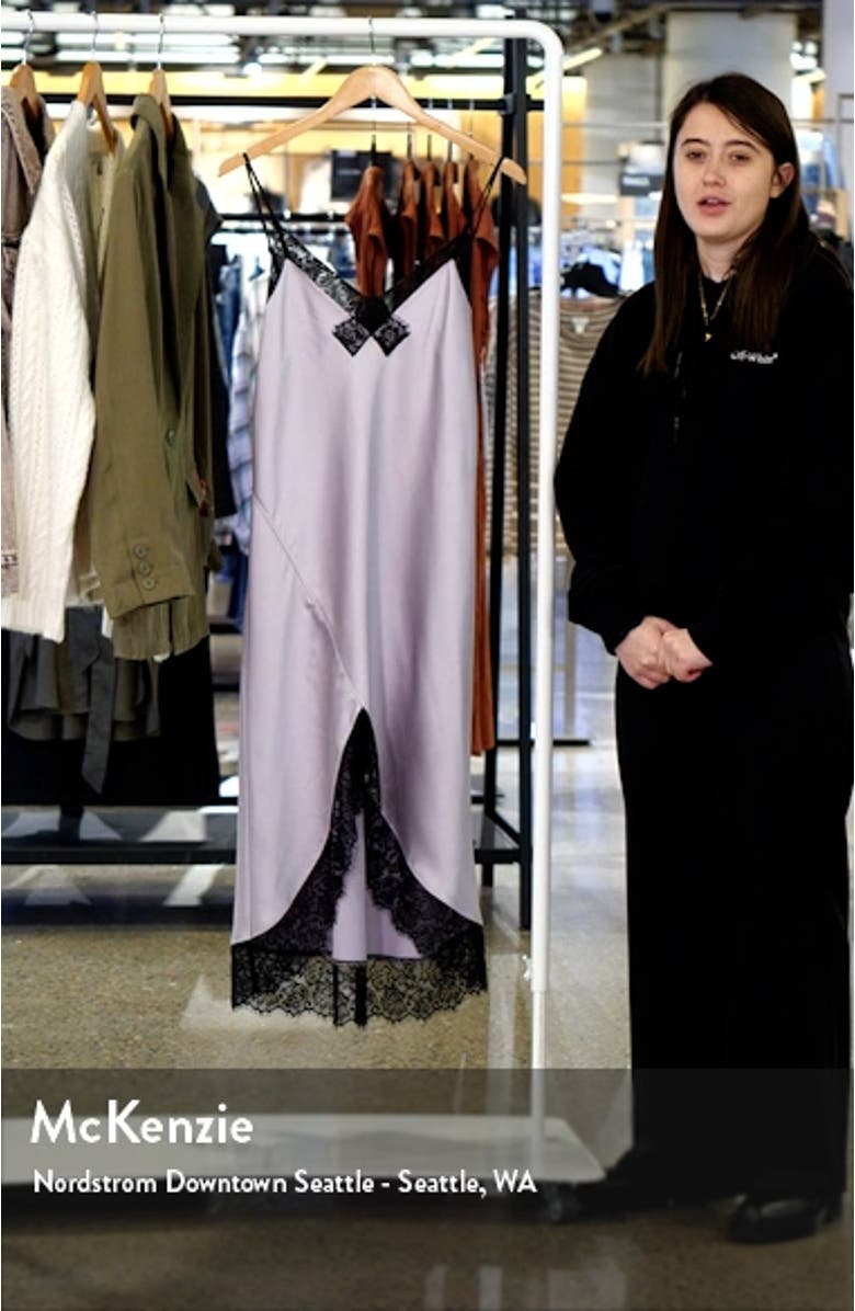 Praia Lace Trim Slipdress, sales video thumbnail