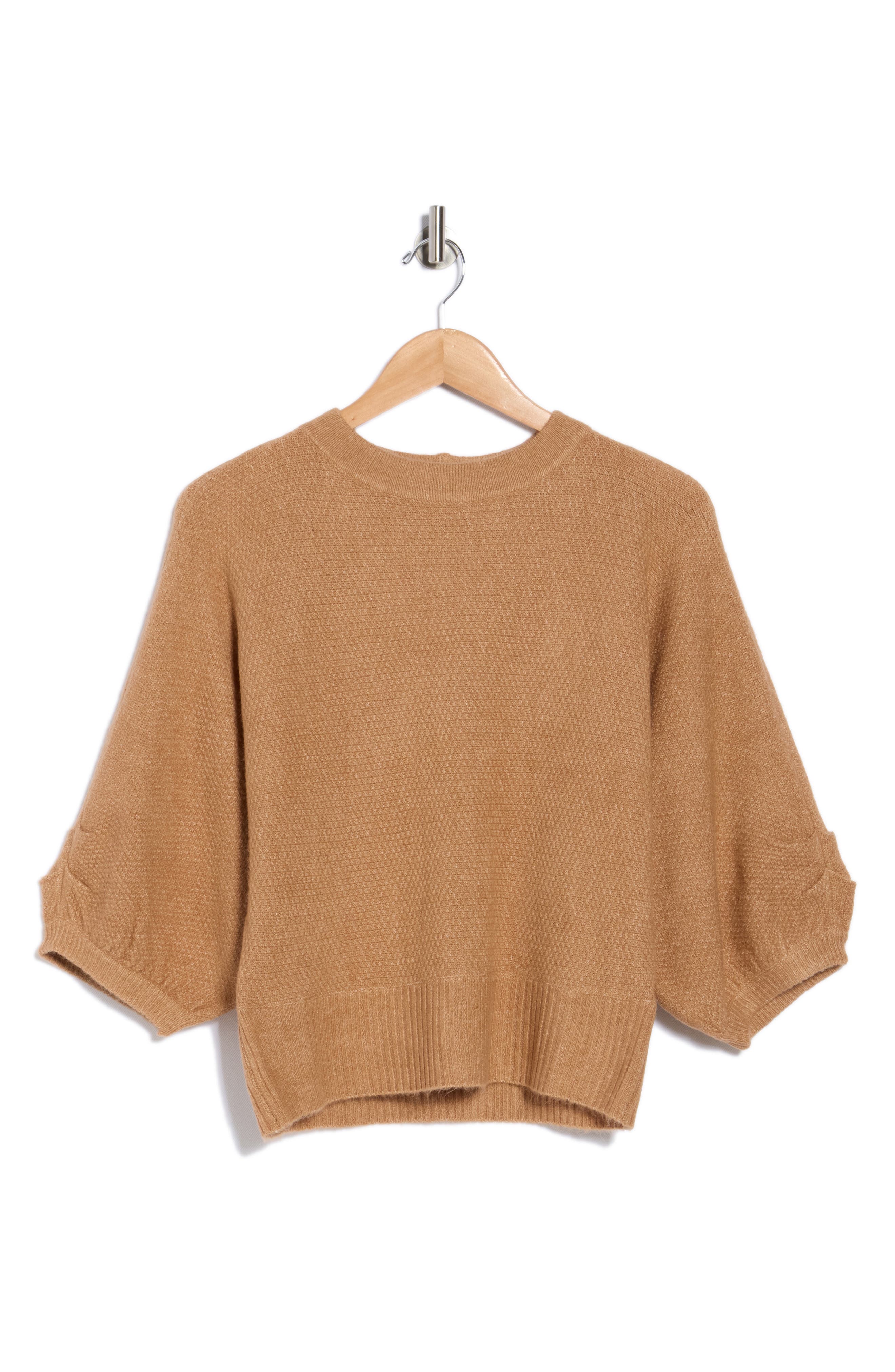 Democracy Seed Stitch Dolman Sweater