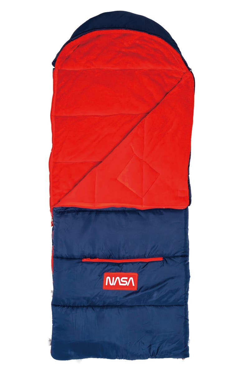 mimish Kids' Sleep-n-Pack NASA Sleeping Bag Backpack, Alternate, color, Navy