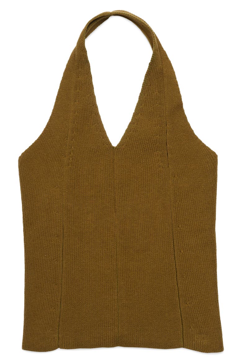 Belmonte Halter Sweater, Alternate, color, ARMY