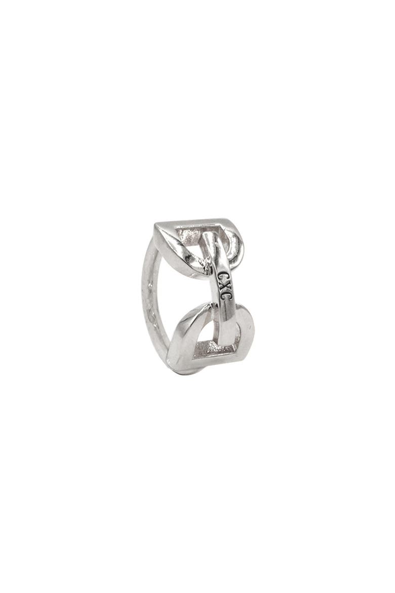 DC Stirrup Ring, Main, color, Silver