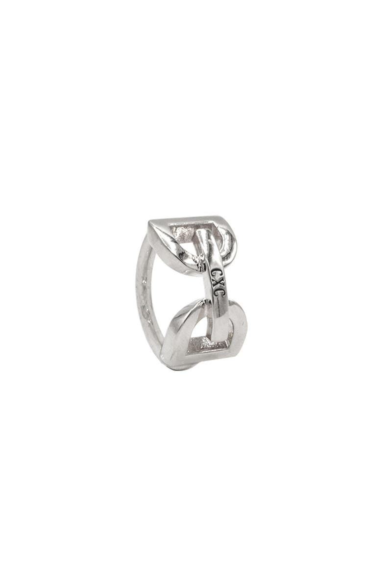 CXC DC Stirrup Ring, Main, color, Silver