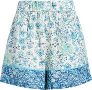 CITY BLUES Paisley Print Shorts