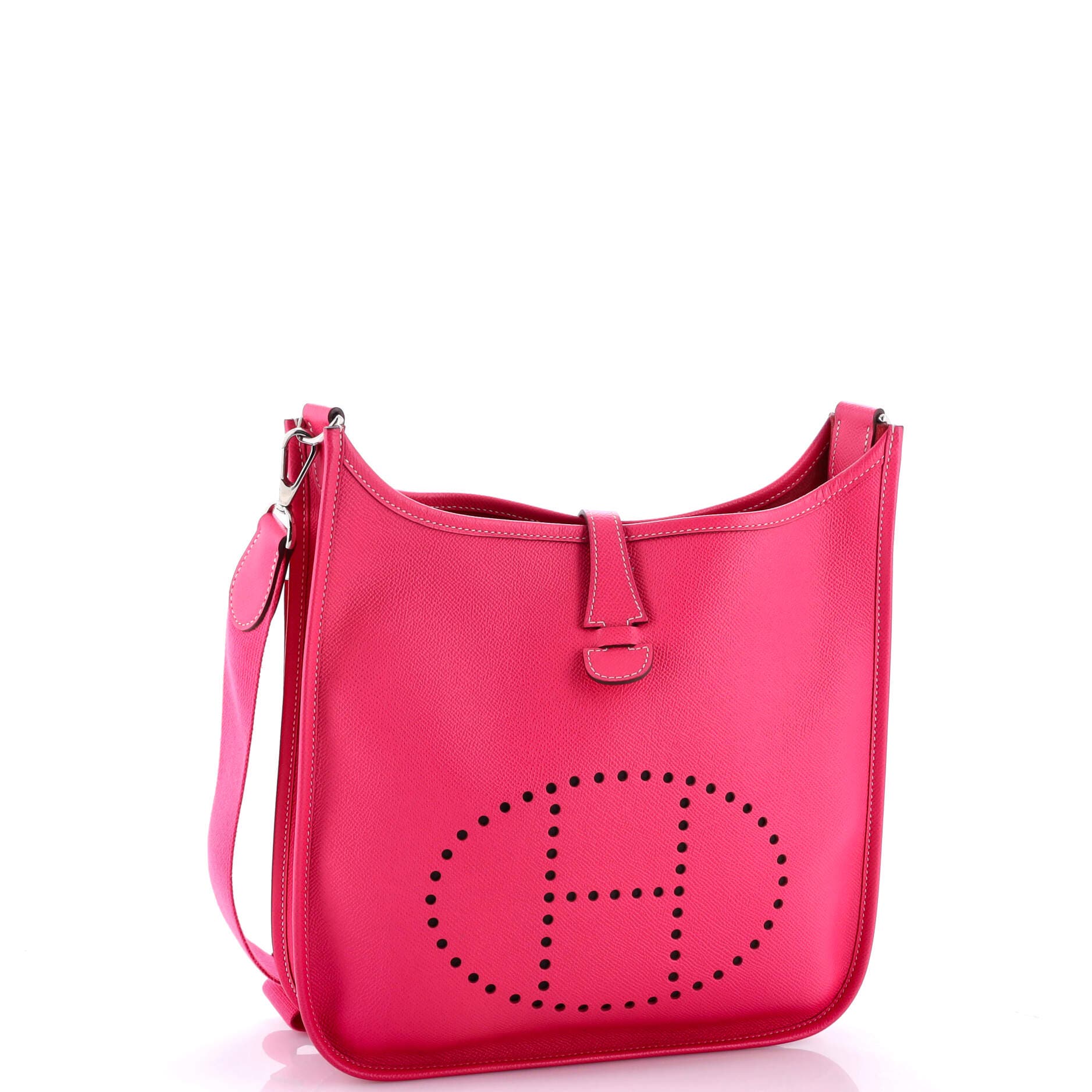 Pre-Owned Hermes Evelyne Bag Gen III Epsom PM, Alternate, color, Rose Tyrien