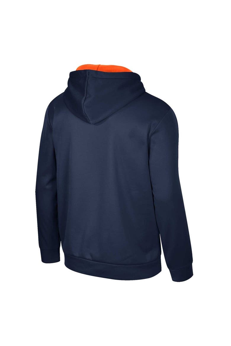 Men's Colosseum Navy Auburn Tigers Reese Pullover Hoodie, Alternate, color, Navy