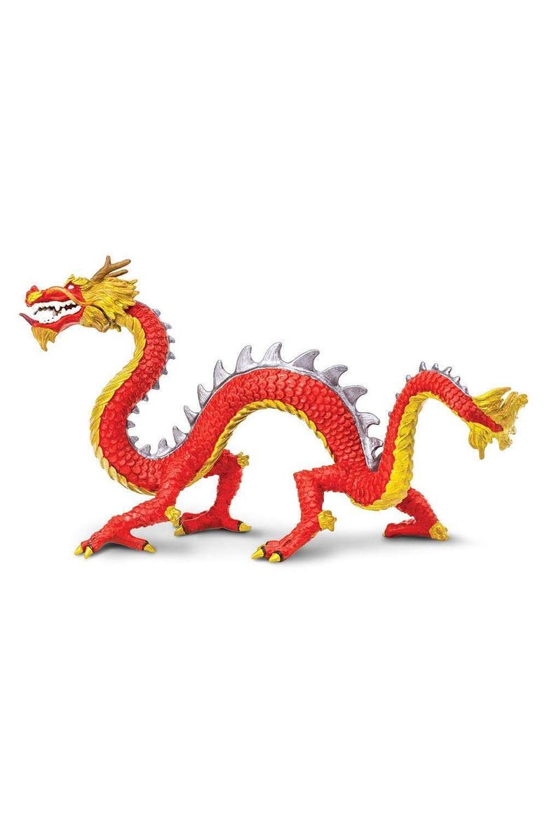 Safari Ltd. Horned Chinese Dragon Toy, Main, color, NO COLOR