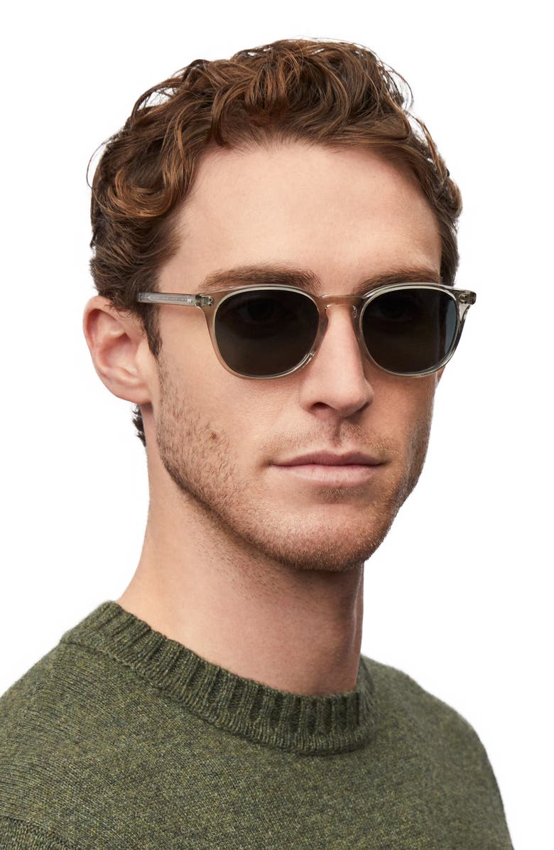 Oliver Peoples Finley Esquire 51mm Square Sunglasses, Alternate, color, Grey